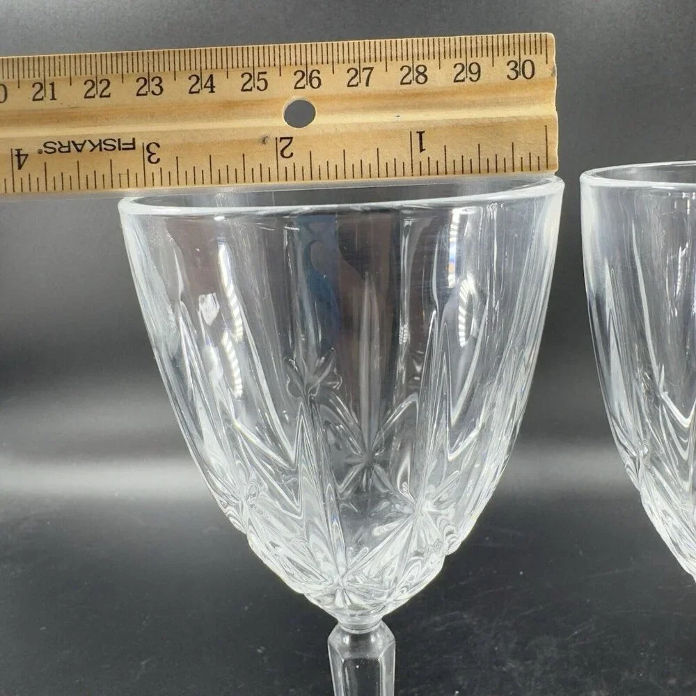 Waterford Crystal‎ Marquis Clear Sparkle Elegant Glassware Goblet Glasses 2 Set
